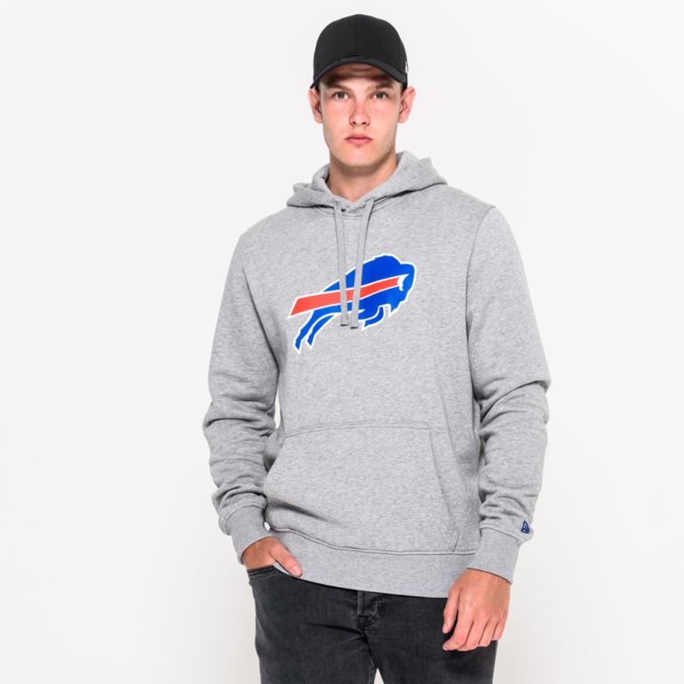 Ropa New Era Nfl Grises - Buffalo Bills Pullover Team Logo 30125KNBZ